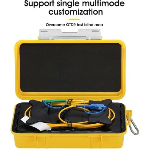 LC/APC-SC/UPC OTDR Zone Eliminator,Fiber Rings ,Fiber Optic OTDR Launch Cable Box 500M 1Km 2Km