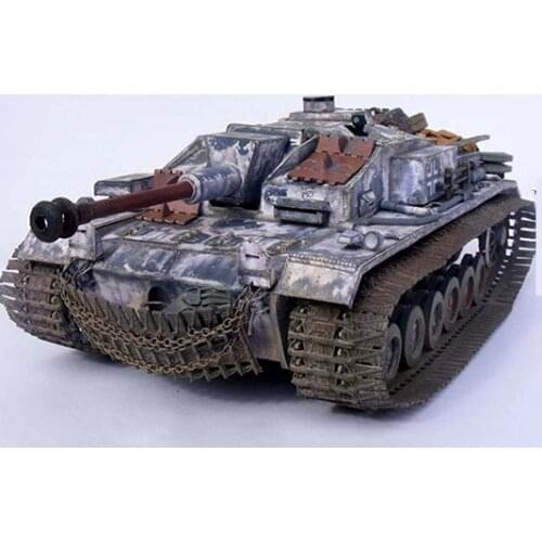 German No3 Assault Gun F-Type Paper Model 1:25 Handmade DIY Paper Art