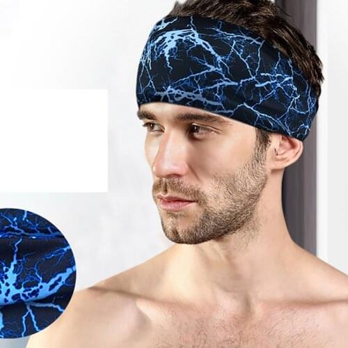 Men Women Sport Sweatband Elastic Yoga Headband Running Head Bandage Quick-dry Anti Sweatbands Hair Band Sportswear Accessories