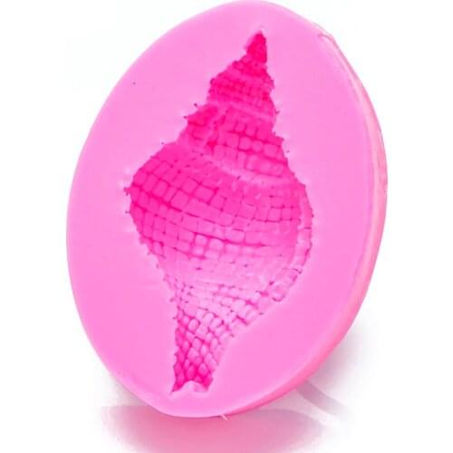 Ocean class conch shell Shaped kitchen silicone rubber moulds for fondant choclate confectionery cake decoration gumpaste FT0994