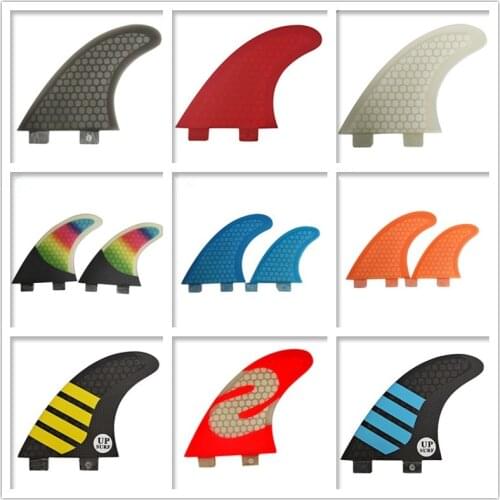 FCS Surfboard Fin G5/G3//G7/G5+K2.1/K2.1/G3+GL/G5+GL Honeycomb Fibreglass Surf Fin Quilhas Surf FCS 3/4/5 pcs per set in surfing