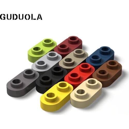 Guduola Special Plate 1x2 with Rounded Ends and Open Studs (35480) MOC Building Block Parts 80pcs/LOT