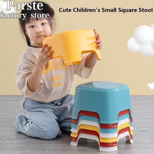 Kindergarten Plastic Chair Is Easy To Carry Children Stool Foot Pedal Furniture Stool Toy Sofa Children Bedroom Indoor Simple