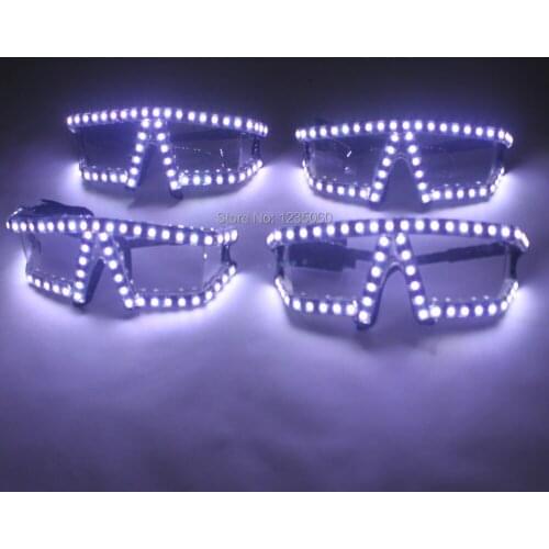 LED Glasses Rave LED Glow Glasses Party for Easter Christmas Halloween Birthday Night Bar Performance Stage Costume Clothes