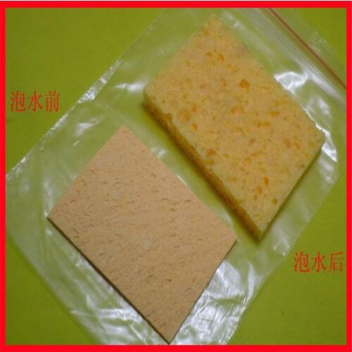 High temperature resistant sponge, cleaning iron tip oxidation sponge 4*6Cm soldering iron sponge