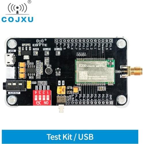 Test Kit for 470-512MHz 16 Channels Microphone Speaker 17dBm 300m 433Mhz ISM Band Audio Wireless Module cojxu E200-470A17S-TB