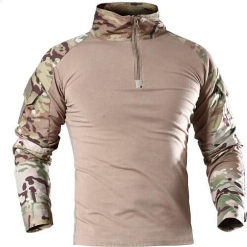 Military Uniform Camouflage Men Tactical Clothing Armed Multicam Tops Army Jacket Shirt Bullet Proof Vest Combat Seal Team Gear