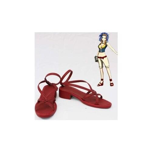 Fairy Tail Cosplay Levy Mcgarden Cosplay Boots Shoes Anime Party Cosplay Boots Custom Made Women Shoes