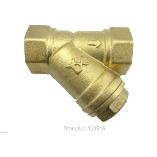 10 units of Brass 1" DN25 Y Type Strainer Valve Connector Fitting