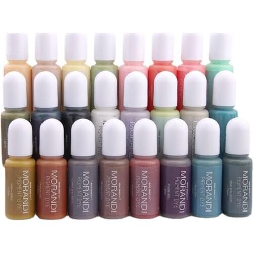 24 Colors Resin Pigment Liquid Colorant UV Epoxy Resin Mold Candle Soap Coloring Dye Jewelry Making DIY Crafts Decoration