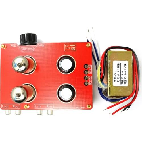 6N3 Tube HIFI Buffer Audio pre-amplifier amp board with Transformer