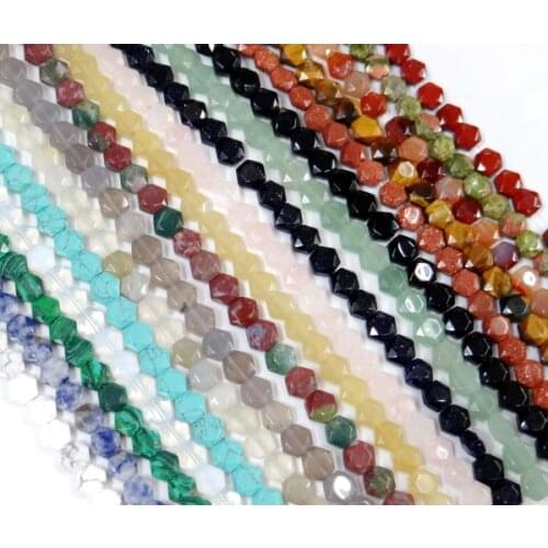 8*8mm natuursteen Rozenkwarts agaat Opaal Facet spacer kralen voor Diy Sieraden Maken Armband ketting 25 stks/partij