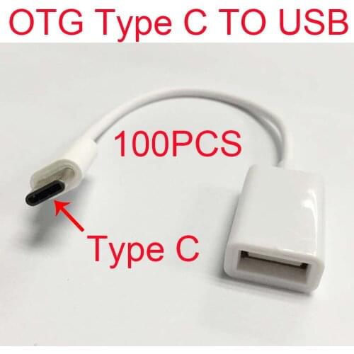 100pcs Type C To USB OTG Adapter For Android Phone