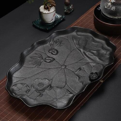 Tepsi Accessories Board Vassoio Da Portata Dienblad High Chinese Ceremony Table Kung Fu Gongfu Holder Serving Tea Tray