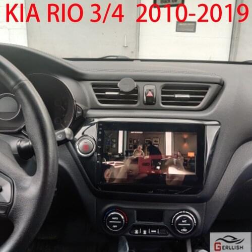 For KIA RIO 3 / RIO 4 2010-2019 Android Auto Autoradio Carplay Car Multimedia Player Mobile Radio Coche Con Bluetooth 1 Din Gps