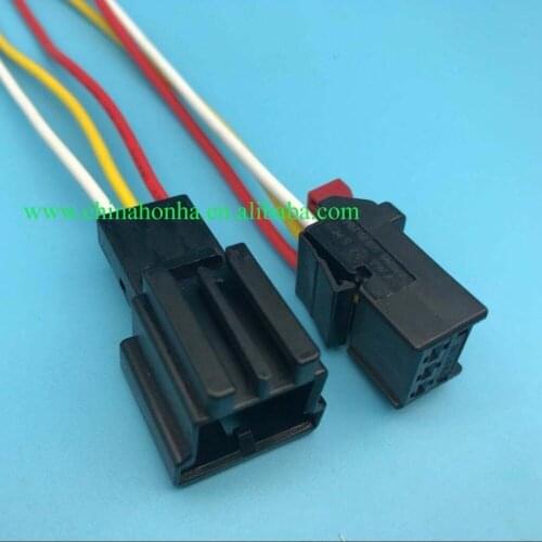Free shipping 2 pcs/lots 5K0 972 713 and 7N0 972 703 3 pin/way male and female unsealed connector with 15 cm 18AWG wire