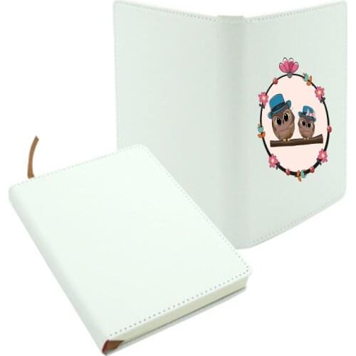 Sublimation Notebook A5 A6 Blank White Notepads for DIY Student Note Book with Pages School Supplies Heat Transfer Custom