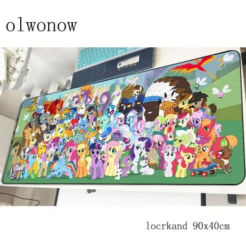 My little pony mousepad 90x40cm 3d gaming mouse pad gamer mat Fashion game computer desk padmouse keyboard large play mats