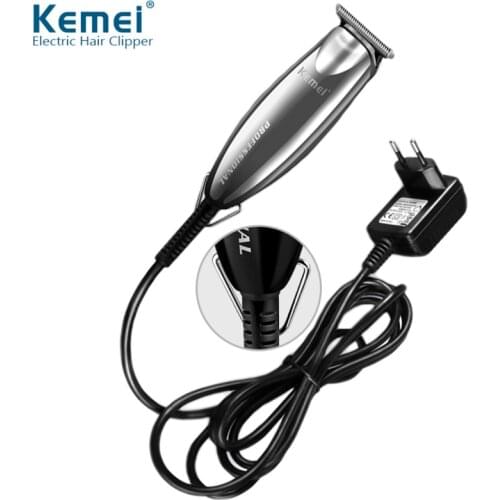 Professional Hair Clipper 0mm Baldheaded Trimmer With Wire Incidental 2 Different Cutter Heads & Limit Combs Haircut Machine 38