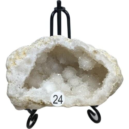 Natural White Crystal Cluster Agate Geode Rough Jewelry Box Point Healing Home Decor Gift