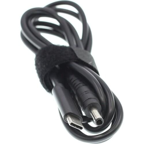 New 1.5m PD USB-C Adapter 4.5x3.0mm For DELL XPS12 XPS13 9360 9350 9343 Notebook Charger 4.5*3.0 usb Type-C