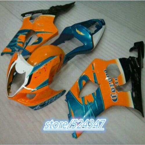 New ABS Motorcycle fairing kit For SUZUKI GSXR1000 K3 2003-2004 year Bodywork Injection mold orange blue