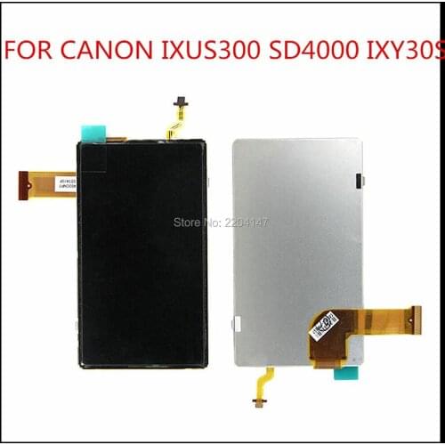 NEW LCD Display Screen for Canon IXUS300HS IXUS300 SD4000 IXY30S Digital Camera Repair Part With Backlight + Glass