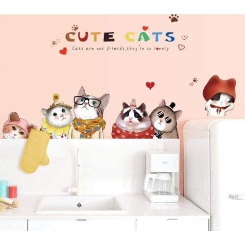 PAGCREATIVE Cat Wall Stickers