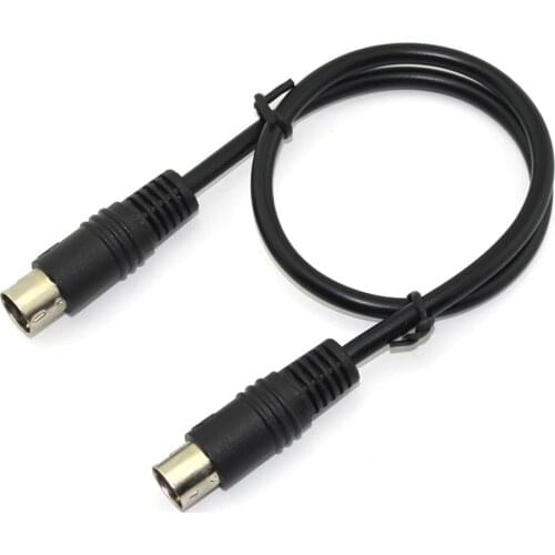 10 pcs a lot Mini DIN 9-Pin To 9-Pin AV Cable Converter for SEGA MD Mega Drive Genesis 2 To 2 Generation