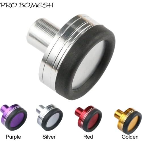 Pro Bomesh 4pcs/Lot 15g Aluminum Fighting Butt Cap Butt Plug Decorative Trim DIY Fishing Rod Component Repair Accessory