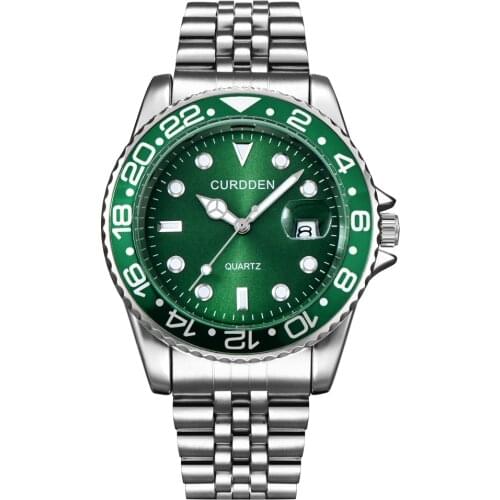 Relogio Masculino CURDDEN Luxury Brand Gold Watches Men Stainless Steel Calendar Quartz Wristwatch Reloj Hombre Acero Inoxidable