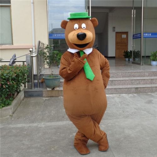 Christmas Brown Bear Mascot Costume Suit Cosplay Party Game Dress Adult Clothing Mascot Costume Halloween Birthday Handmade 2019