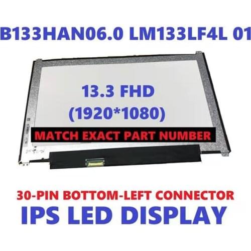 JIANGLUN B133HAN06.0 LM133LF4L 01 Laptop Screen standard (not narrow) (with tabs)