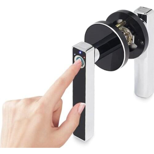 Home Smart Security Door Lock Anti-Theft Biometric Electronic Fingerprint Lock Q81F