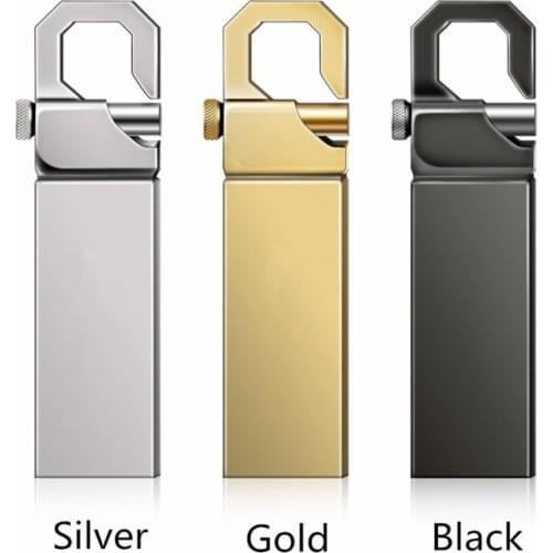 Real Capacity USB Flash Drive 64GB Metal Pendrive 4GB/8GB USB memory Stick 32GB Pen Drive 16GB U disk Custom logo