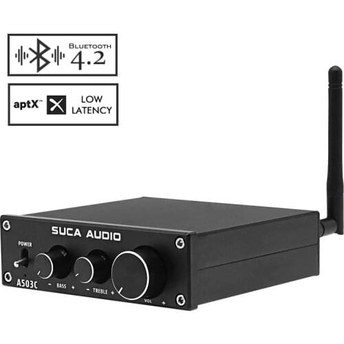 Amplificador Dual TPA3116D2 Bluetooth APTX Digital Power Sound Amplifier 2.1 50Wx2+100W Hifi Home Subwoofer Speaker Amplifier