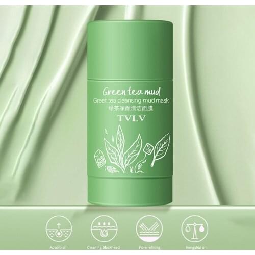 Volcanic Mud Mask Face Care Cleansing Purifying Clay Stick Masks Oil Control Anti-Acne Remove Blackhead Hydrating Skin Care Mask