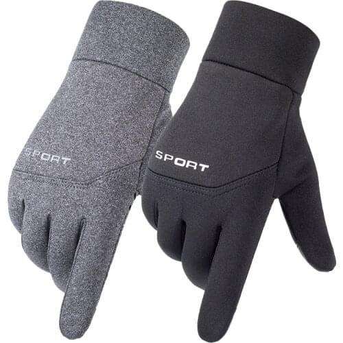 Winter Outdoor Sports Ski Gloves Windproof Waterproof Fleece Cold-Proof CyclingFinger Touch Screen Non-Slip Motorcycle Gloves