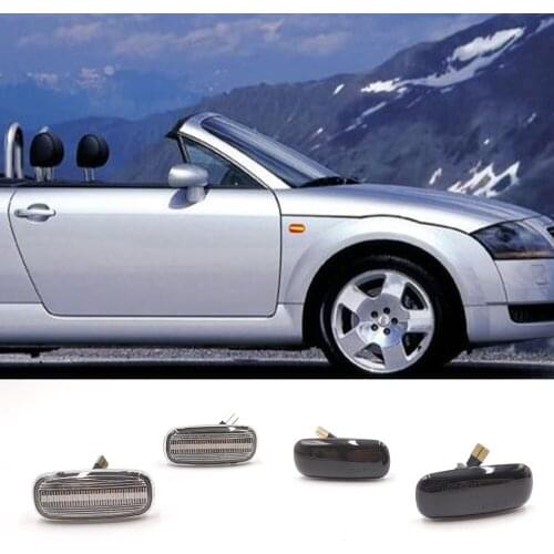 1 Pair LED Dynamic Side Marker Turn Signal Lights Indicator Lamps for Audi A3 S3 8L 2000-2003 A8 D2 1999-2002 TT 8N 2000-2006