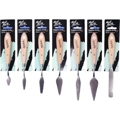 1pcs high quality oil painting palette knife wooden handle acrylic paint stainless steel scraper painting tool art supplies