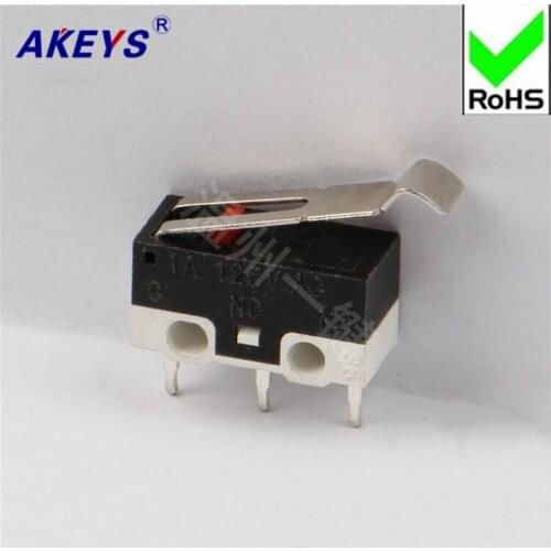10 PCS MS-006 Tripod Micro Switch Mouse Switch Rectangular Bend Handle Downward JL014