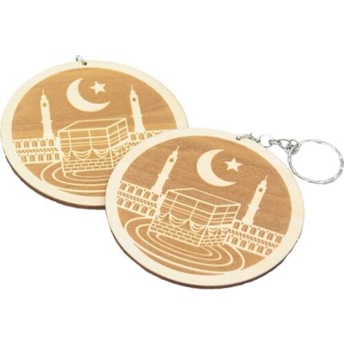 2019 new idea product laser cut kaaba design wooden craft for muslin supply