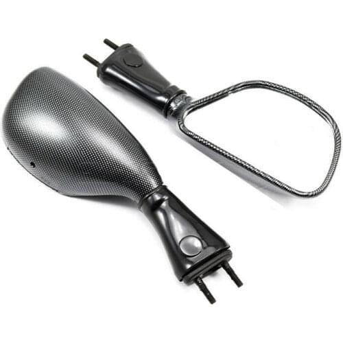 2x Carbon Rear View Mirrors Motorcycle For Kawasaki Ninja ZX-6R ZX-9R Ninja 650R