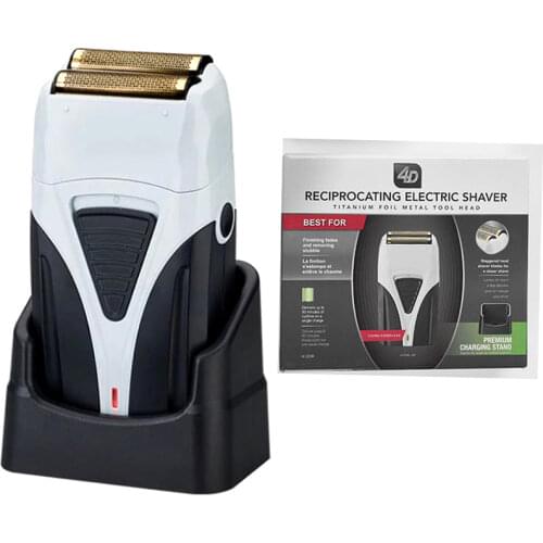 4D finishing fades powerful electric shaver for men facial stubble beard electric razor hair bald shaving machine rechargeable