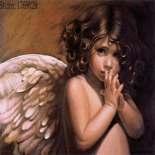 Fairy tale angel Diamond embroidery full and square diamond mosaic painting beautiful picture of rhinestones hand crystals