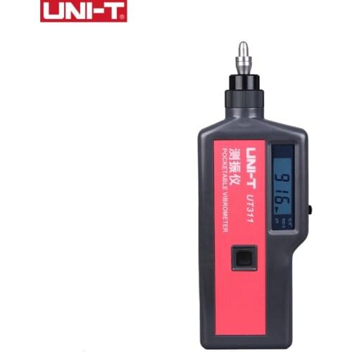 UNI-T UT311 Digital Vibration Testers Vibration Acceleration Velocity Displacement Measurement 1999 LCD Display