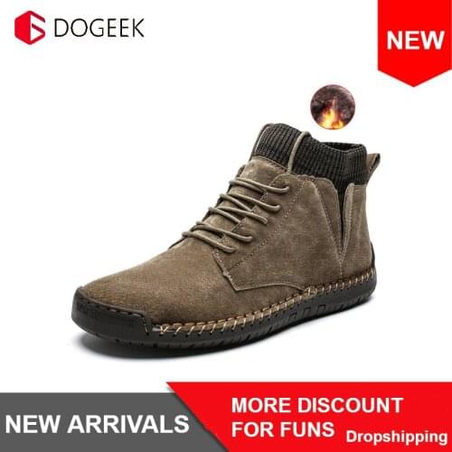 DoGeek Men's Work Shoes