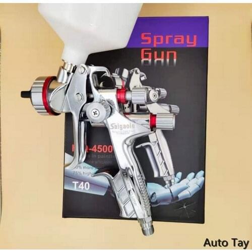 T40 Spray Gun 1.3mm HVLP Car Sprayer Painting Tool High Atomization Air Paint Sprayer 4500C