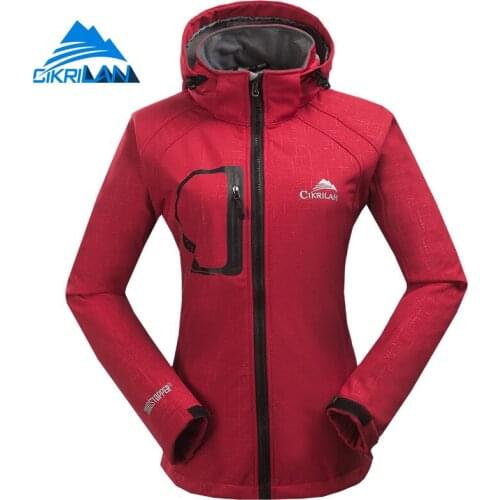 New Womens Windbreaker Sport Climbing Hiking Camping Trekking Coat Softshell Outdoor Jacket Women Fleece Lining Fishing Clothes