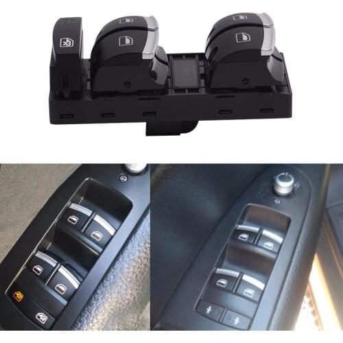 NS Modify Electric Power Master Window Switch Button For Audi A3 S3 A6 S6 RS6 4F2 4FH 4F5 C6 Q7 8P1 8PA
